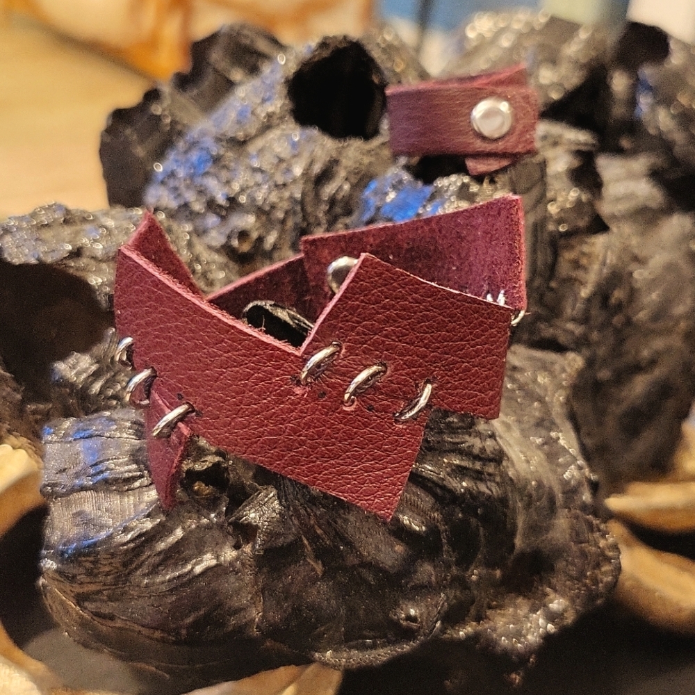 Handmade bracelet/ring combo